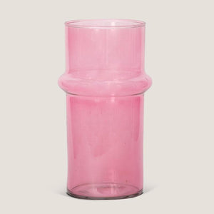 Pink Recycled Glass Vase
