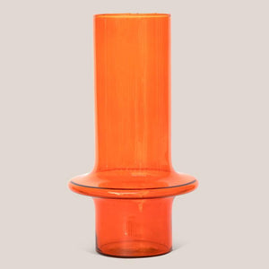 Orange Recycled Glass Vase