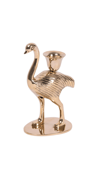 Struisvogel kandelaar