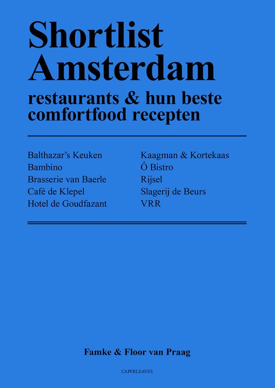 Shortlist Amsterdam Dutch Version