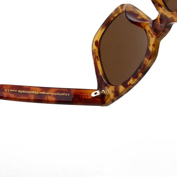NANCY - Demi Light Brown Sunglasses
