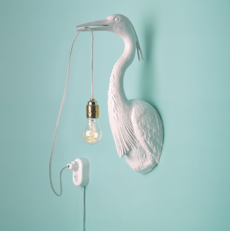 The Flying Dutchman Bird Lamp White/Black