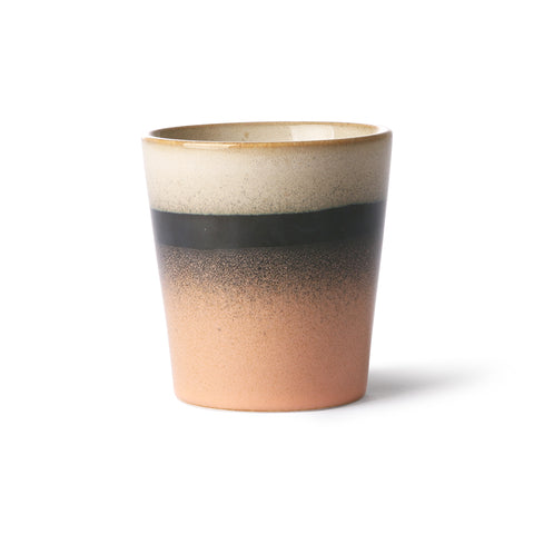 Ceramic 70's Coffee Mug TORNADO