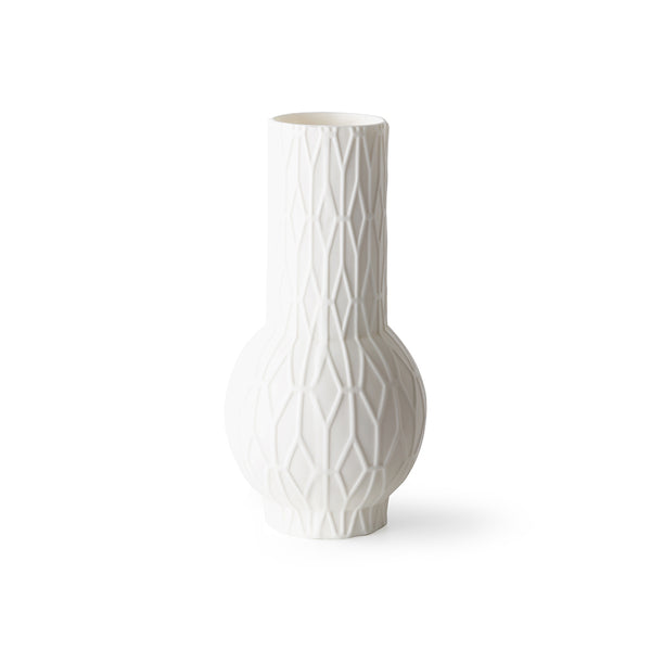Matt White Porcelain Vases Set of 4