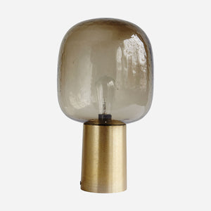 Table Lamp, Grey/Brass
