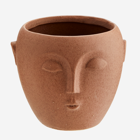 Flower pot w/ Face Imprint  2 Sizes