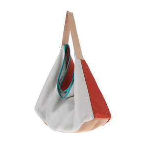Linen Suede Bag Including Pouch